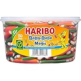 Haribo Balla-Balla Magic | Sweet Mango and Passion Fruit flavored Candy Sticks | 1200g 42.3 ounce