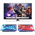 HHU Pandora Box Arcade Game Console 26800 Game Pre-Install，Two Separate Joysticks，Retro Game Machine for TV PC Projector, Supports Up to 4 Players, Full HD Output, Red & Blue