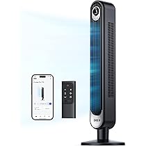 Amazon.com: Dreo Smart Tower Fan WiFi Voice Control, Works with  Alexa/Google, Cruiser Pro T1S Floor Standing Bladeless Oscillating Fan with  Remote, 6 Speeds, 4 Modes, 12H Timer, for Indoor Bedroom Home Office :