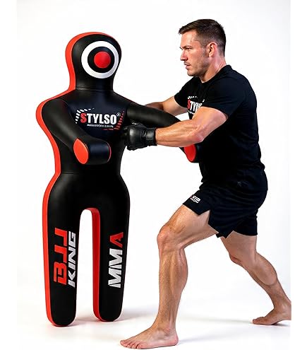 PGS Leather Grappling Dummy for Judo Karate Jiu Jitsu Martial Arts