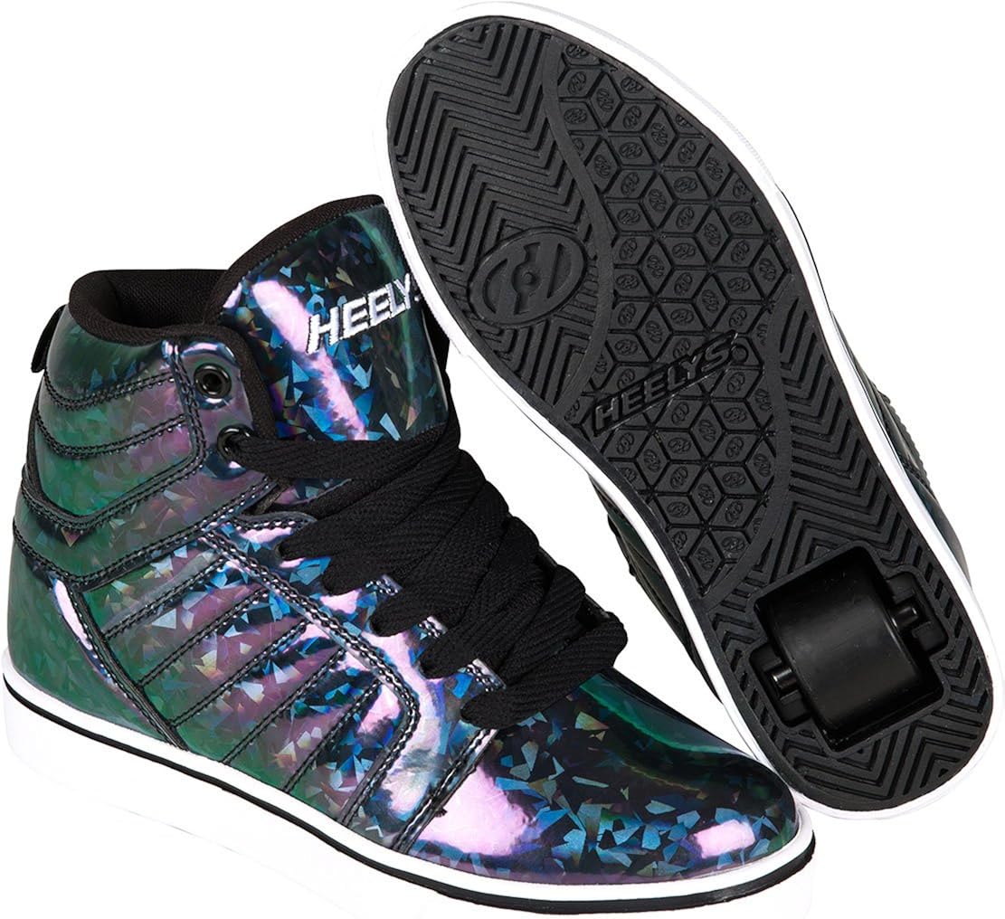 Heelys Uptown Black/Hologram Kids Shoe Amazon.co.uk Shoes & Bags