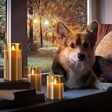 Yinuo Candle Flameless LED Candles with Remote Timer 3-Piece Set 7.5cm-15cm view 8