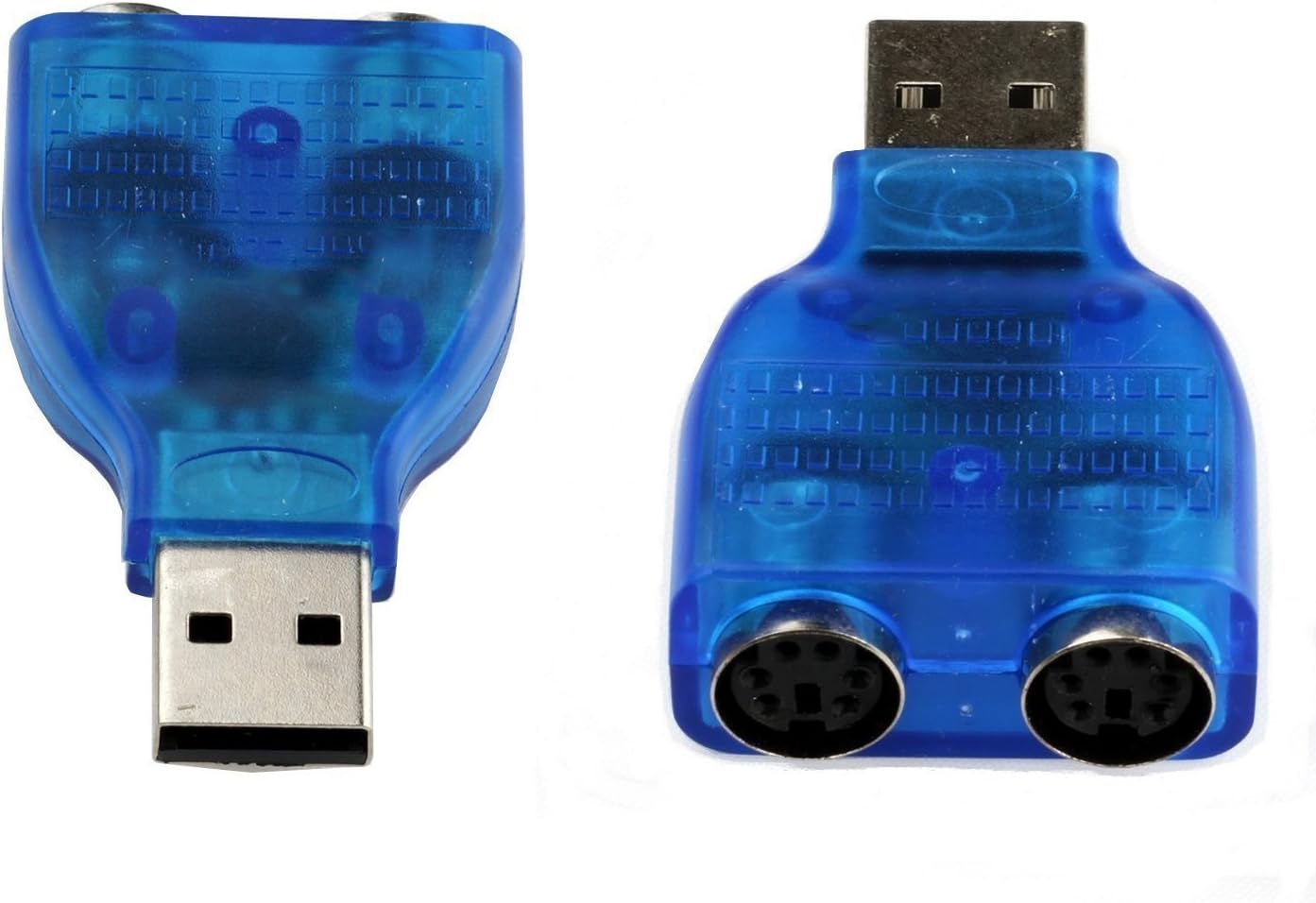 Cables Kart USB to PS2 PS/2 Adapter Connector PC Mouse Keyboard