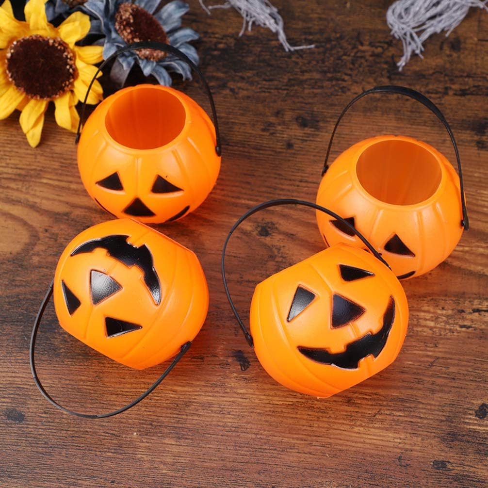 04 Pieces 14x18 Cm O 18 Cm Seaux Citrouilles Pour Ramasser Des Bonbons Pour Halloween 14 Cm De Haut Com Four 4x Paniers Halloween Decorations De Saison Halloween Zwembaddebeemd Nl