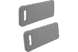 YWSHF 2 PCS Garden Kneeling Pad,Knee Mat Waterproof Foam Knee Pads for Gardening,Cleaning,Baby Bath,Yoga,Praying and Exercise 15.745'' x 7.09'' x 0.79'' Grey