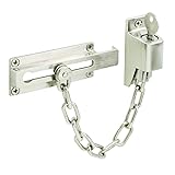 Prime-Line U 11093 Keyed Chain Door Guard, 3-1/4