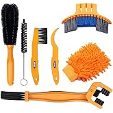 SINGARE 7pcs Bicycle Bike Cleaning Tools Set, Bike Clean Brush Kit Suitable for Mountain, Road, City, Hybrid, BMX and Folding Bike