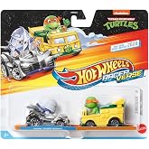 Hot Wheels Racer Verse Shredder &amp; Michelangelo