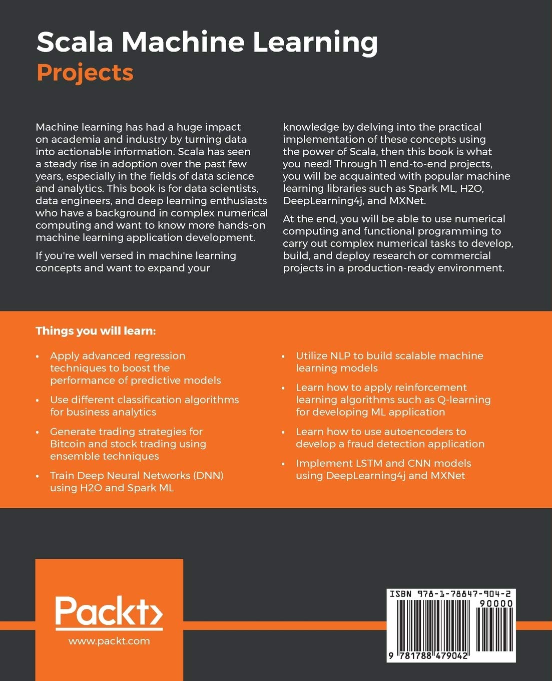 scala machine learning projects