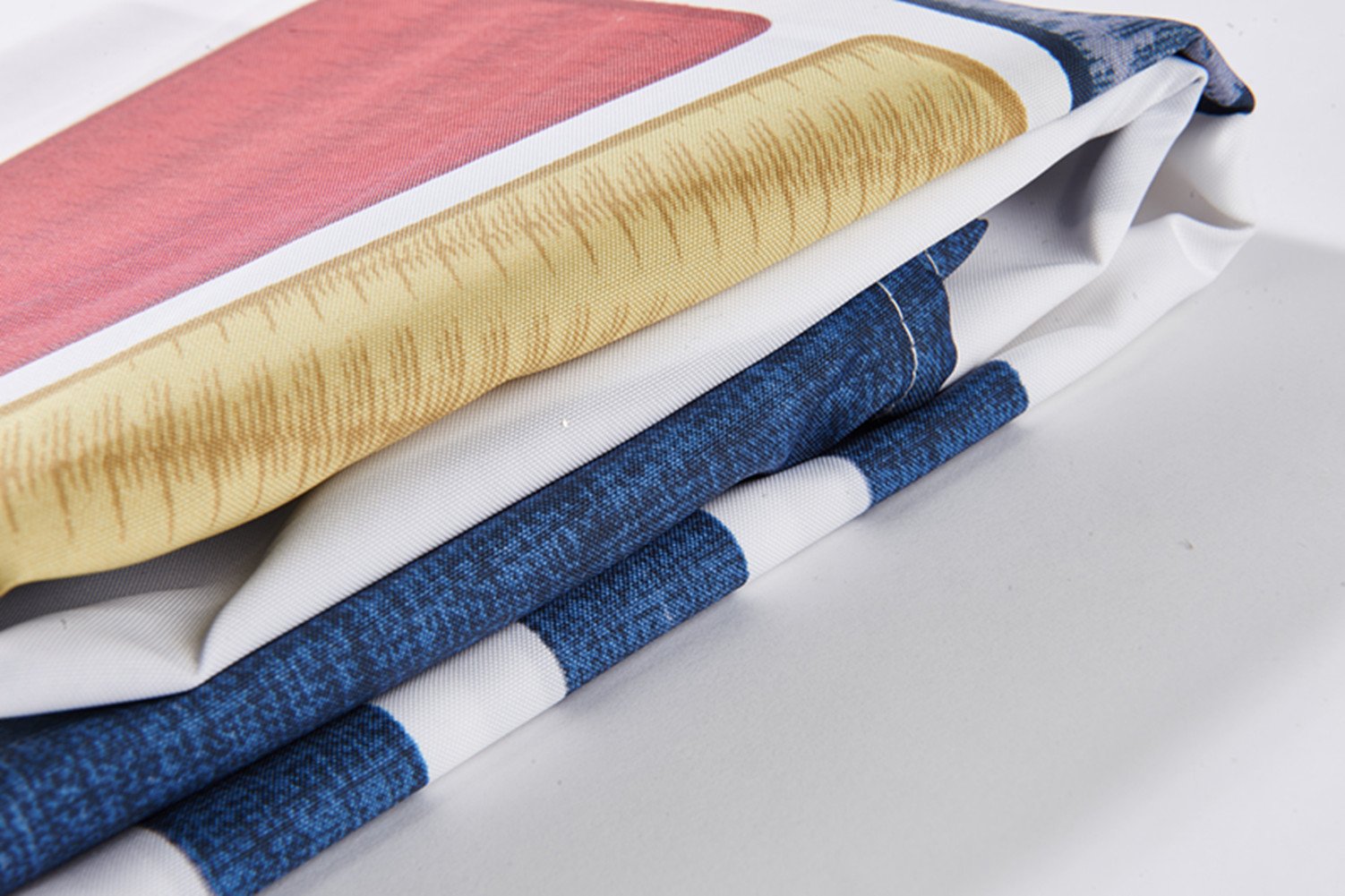 Moldiy Colorful Nautical Sailing Boat Painting Waterproof Polyester Bathroom Shower Curtain for Home Decor 72inch x 72 inch