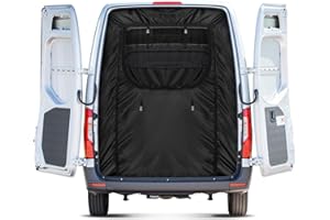 Gpaentsn Rear Door Bug Screen Compatible with 2007-2024 Sprinter Van High Roof, Van Mosquito Net with Zipper for Campervans Back Door