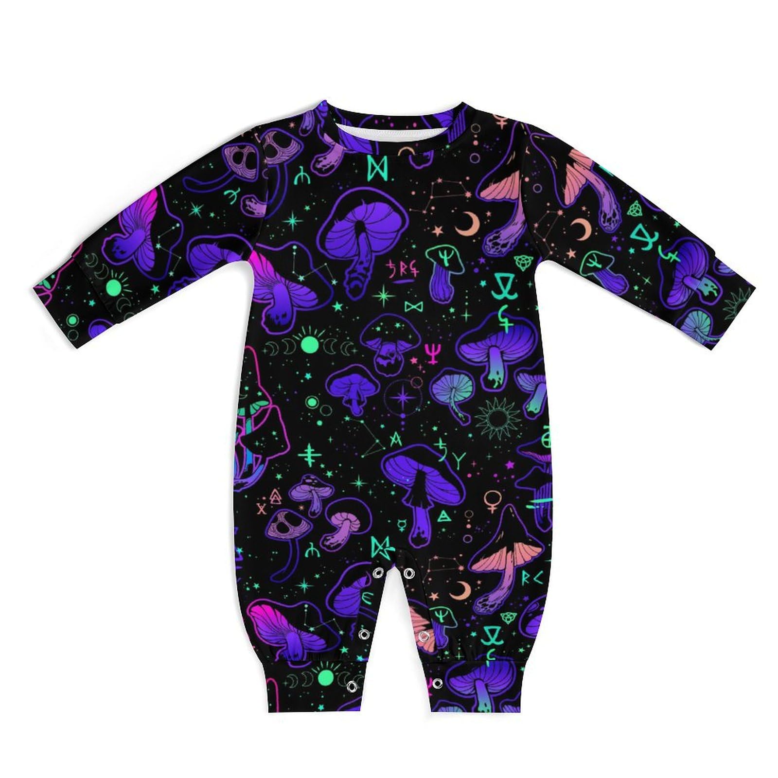 AuHomea Mushrooms Colorful Newborn Baby Romper