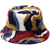 Dirholl Women's Winter Faux Fur Fuzzy Warm Bucket Hat
