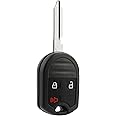 Car Key Fob Keyless Entry Remote fits Ford, Lincoln, Mercury, Mazda (CWTWB1U793 3-btn) - Guaranteed to Program