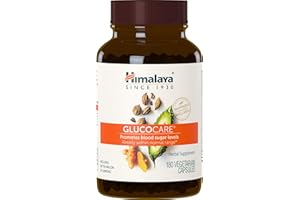 Himalaya GlucoCare Herbal Supplement, Metabolism Support, Pancreatic Support, Triphala, Bitter Melon, Turmeric, Gluten Free, Vegan, 180 Capsules, 45 Day Supply