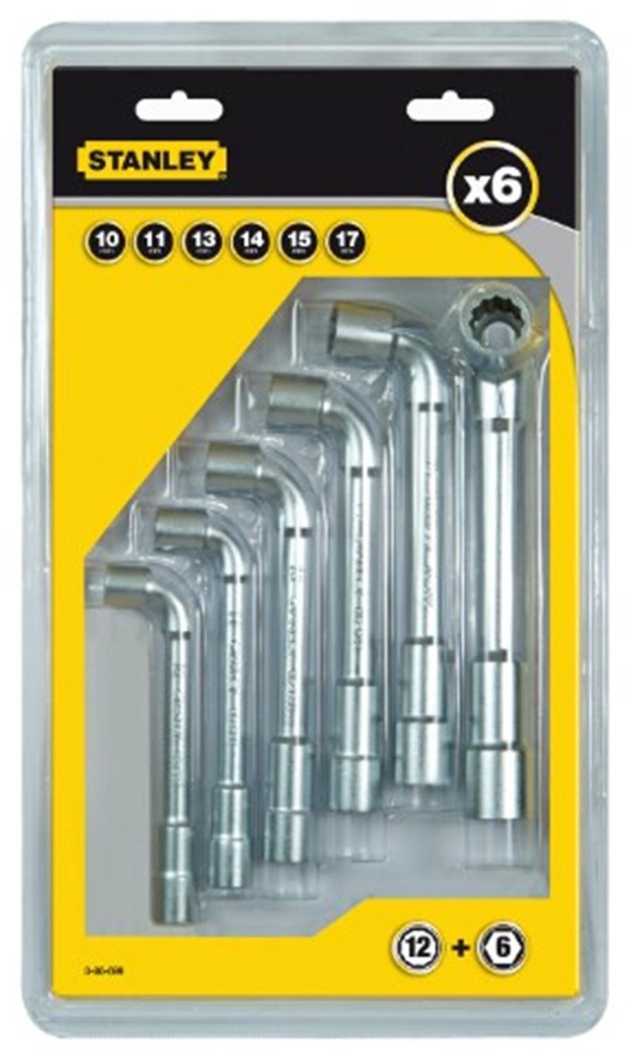Stanley 0-86-699 Wrench Set, Silver, Set of 6 Piece