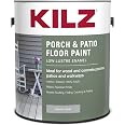KILZ Low-Lustre Enamel Porch & Patio Latex Floor Paint, Interior ...