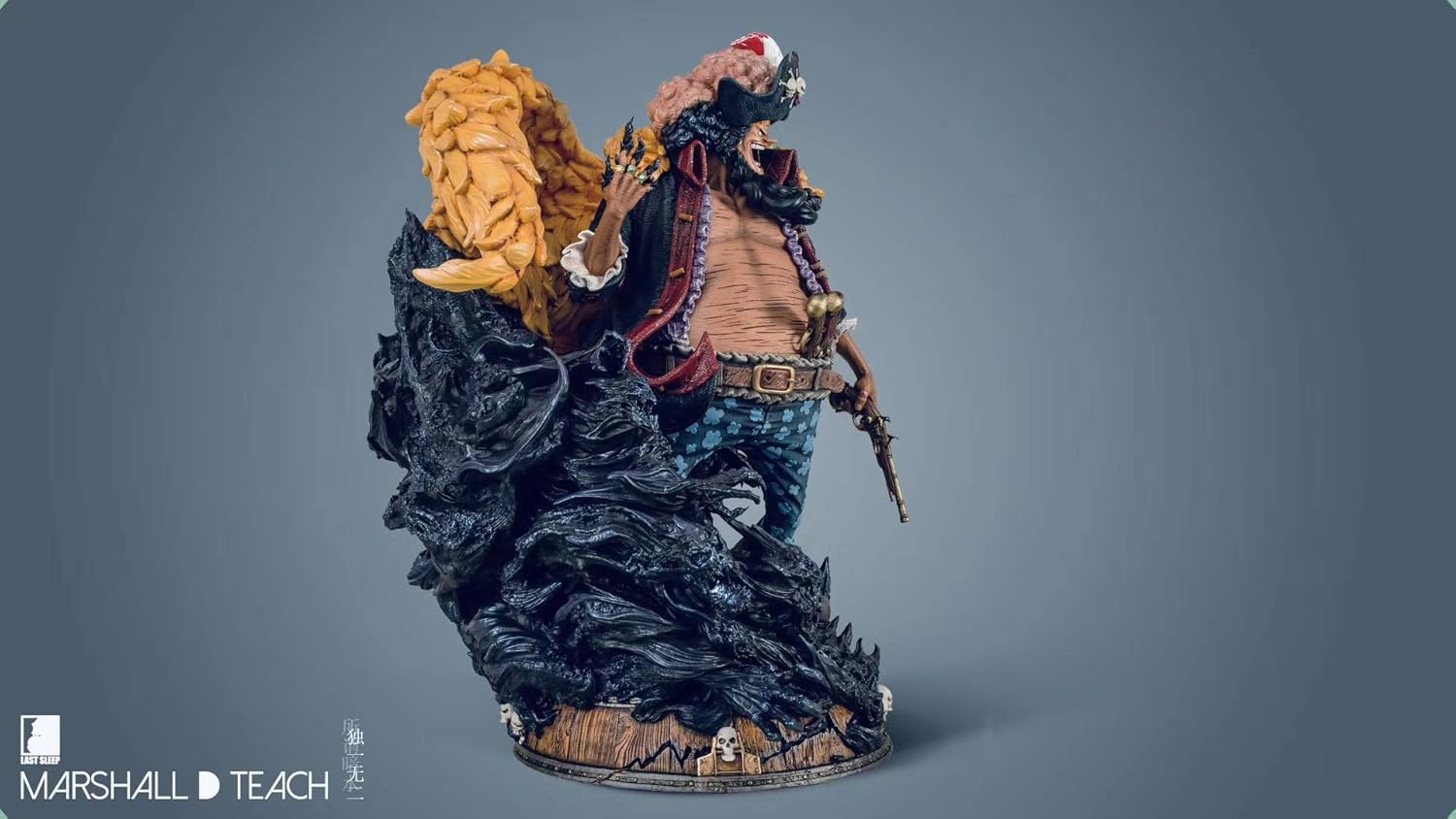 Amazon 特価予約 ワンピース Onepiece 四皇 黒ひげ フィギュア ガレージキット 海外ls 限定品 樹脂製 スタチュー 1 6 フィギュア ドール 通販