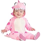 Infant Dinosaur Costume, Hooded Prehistoric Animal Jumpsuit With Tail, Cozy Halloween Outfit