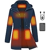 Graphene Women Heated Jacket 12V Fast Charge 18400mAh Large Capacity
