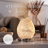 Natural Sources Stunning Electric Oil Burner Wax Warmer with LED Light UK Safety view 2