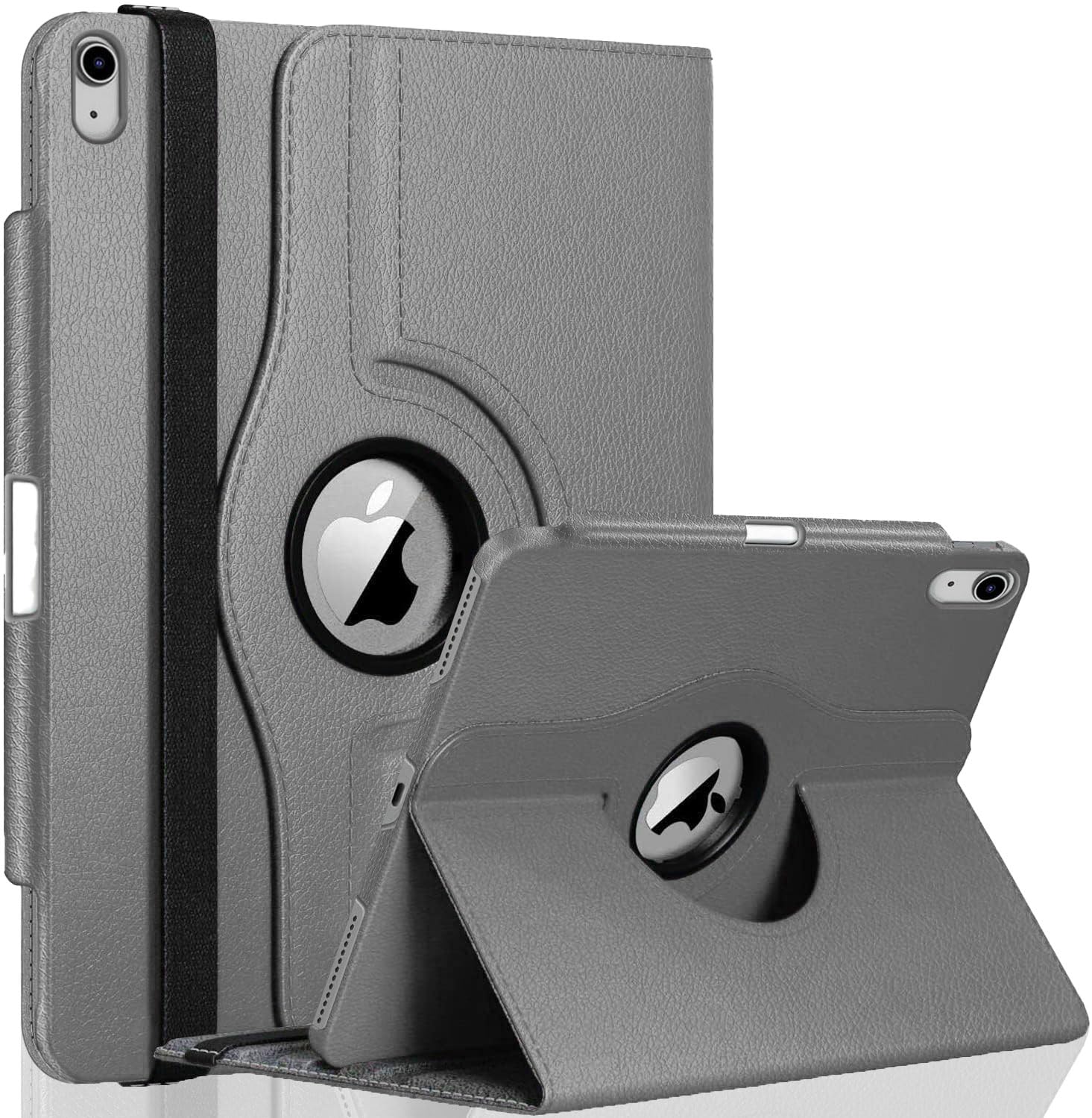 GALTD Case for iPad 11th Generation (A16) 11", iPad 10th Generation Case 10.9" (2025-2022) – Slim Auto Wake/Sleep Cover with Pencil Holder, Multi-Angle Stand, 360 Rotating Smart, Grey