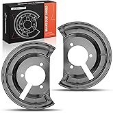 A-Premium Front Driver and Passenger Brake Dust Shield Compatible with Dodge and Ram Models - Ram 1500 2002-2010, 1500 2011-2