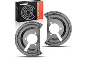 A-Premium Front Driver and Passenger Brake Dust Shield Compatible with Dodge and Ram Models - Ram 1500 2002-2010, 1500 2011-2