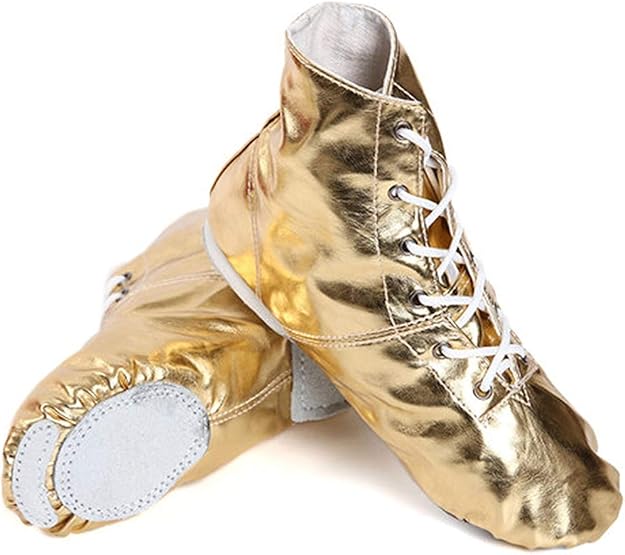 gold jazz boots