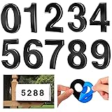 Ranslen 10 Pieces 2.76 Inch High House Numbers