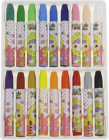 Amazon Co Jp クレヨン 赤ちゃん 安全 画材 水で落とせる 油絵 パステル 18色 太い 絵の具 固形画材 子供 おもちゃ 知育玩具 落書き お絵描き 塗り絵 ベビー 美術教室 幼稚園 工作用品 ピンク 文房具 オフィス用品