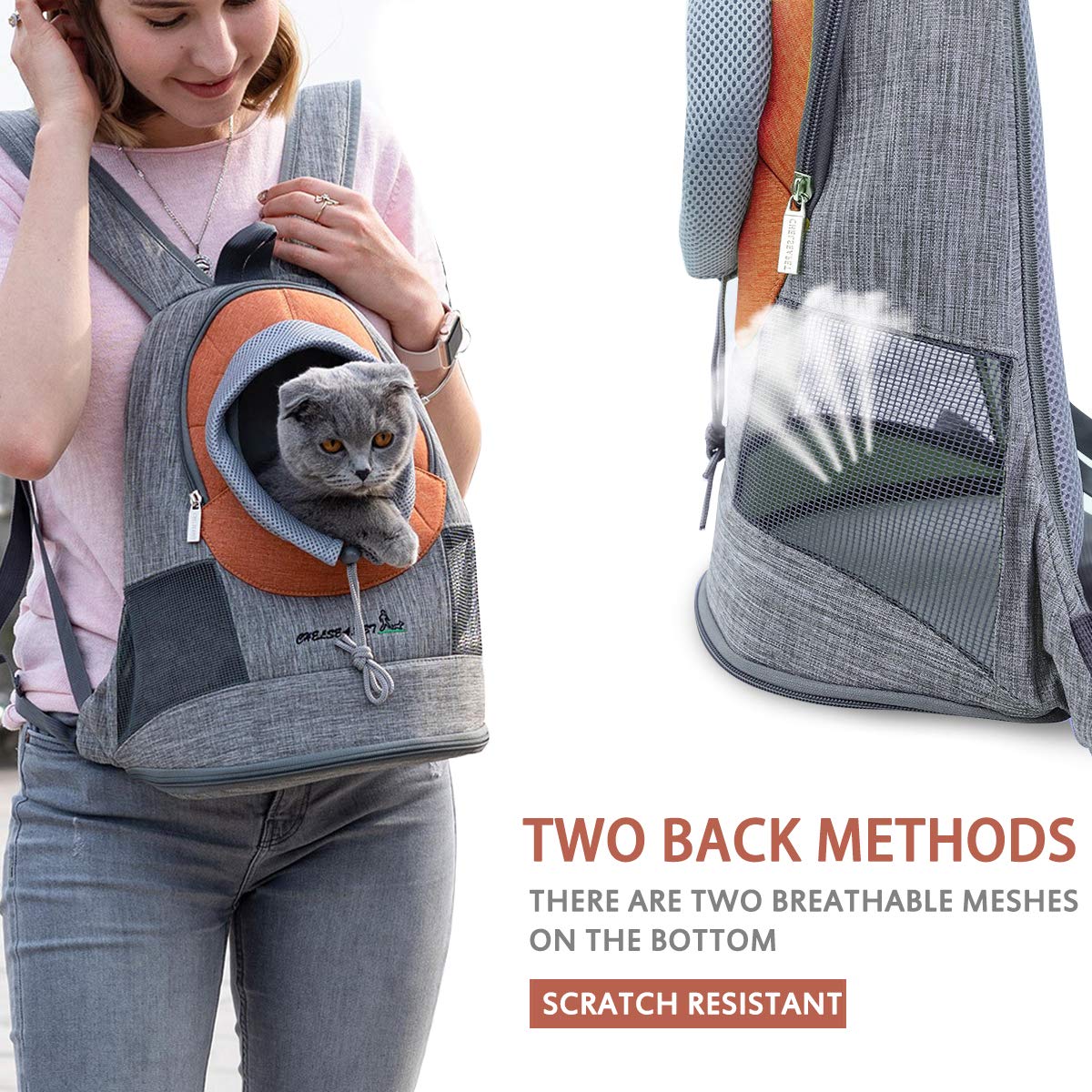 PETCUTE Zaini per Cani Piccola Taglia Zainetto per Gatti Borsa per Cani Zaino  per Animali Domestici Cani urban-earth.co.uk