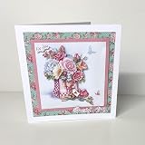 Katy Sue Floral Decoupage Sheets - 12 Die-Cuts for Card Making view 6