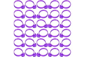 30 Pcs Pastry Bag Ties Silicone Icing Bag Ties Reusable Cake Decorating Bag Clips for Cupcakes Cookies Pastry Supplies