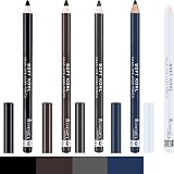 Rimmel Soft Kohl Kajal Eyeliner Pencil Professional Jet Black Smudgeable Long view 2