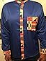 ZEROYAA Men's African Tribal Print Button-Up Shirt - Slim Fit Long Sleeve With Mandarin Collar 10 thumbnail image