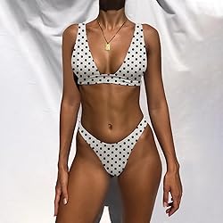 Bathing Suits for Women Deep V Neck Sexy Two Piece