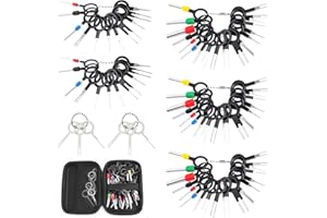 82PCS Terminal Removal Tool Kit,Professional Automotive Electrical Terminal Connector Separator Removal Tool,Universal Electr