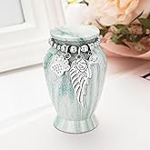 abooxiu Small Urn for Dog Cat Pet Ashes 2.85 Inch Mini Urns for Ashes Cremation Keepsake Urns Aluminum Memorial Pet Urn for Dogs Memorial Gifts for Loss of Dog Pets