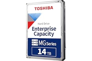 Toshiba MG Series Enterprise 14TB 3.5’’ SATA 6Gbit/s Internal HDD 7200RPM 550TB/year 24/7 Operation(MG07ACA14TE)