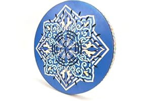 summvox 12INCH Ocean Drum,Sound Healing,Rain Disk "Water-Fall",Onomatopoeic Music,Gift For Yoga Meditation Performance Accomp