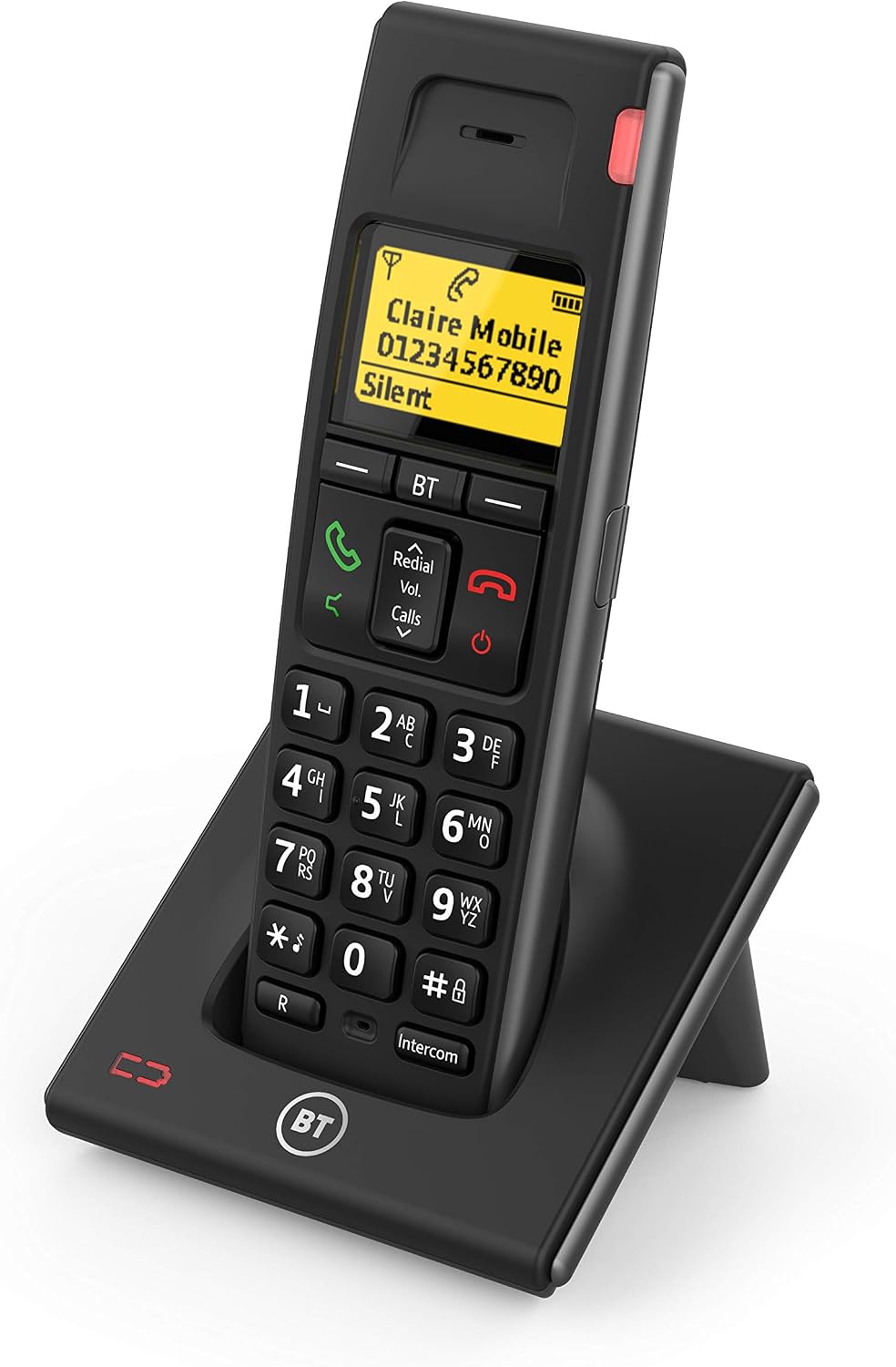 BT Diverse Plus 7100 Additional Handset (for use Diverse Plus 7110), Black - Image 4