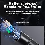 Hggzeg 5M Spiral Wrap Cable Tube 10mm Black - Flexible Cord Protector Wire view 6