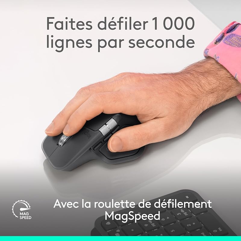 MX Master 4, souris sans fil ergonomique