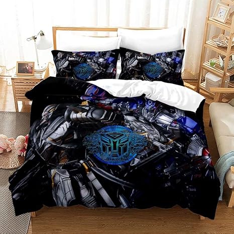 Amazon Com Supstar Autobots Bedding Sets Twin For Kids Boys Transformers Decepticons Optimus Prime Duvet Cover Bed Set Tb8 Home Kitchen
