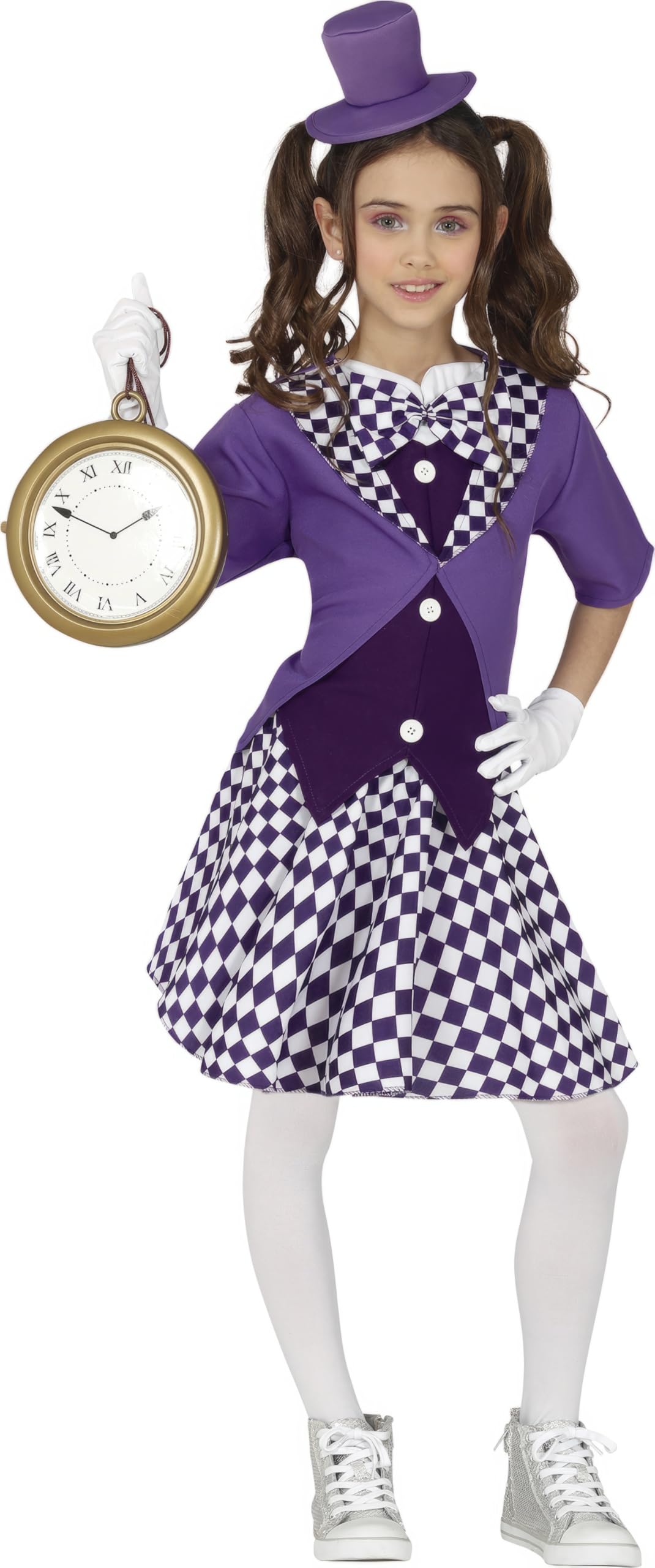 FIESTAS GUIRCA Alice Crazy Hat Woman Fancy Dress Costume Girl Age 10-12 Years