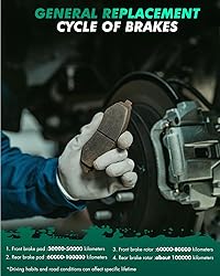 SCITOO D537 Rear Ceramic Brake Pads Sets Fit For