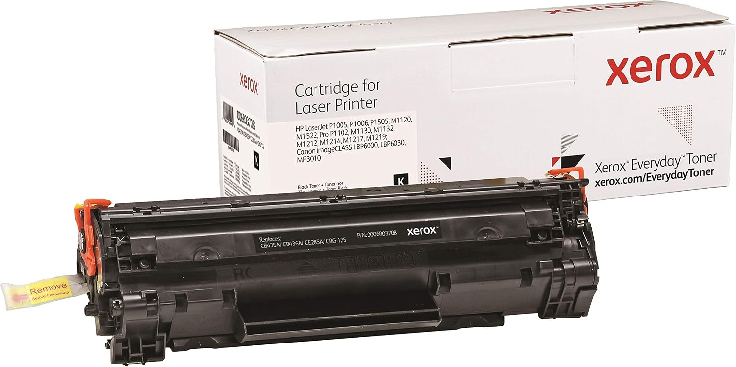 Xerox Everyday Compatible HP 35A HP 36A HP 85A CB435A/ CB436A/ CE285A Black Toner, Standard Capacity