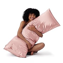 Bedsure Body Pillow Cover 20x54 Inches - Coral