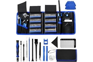 SIMDOG 142 IN 1 Professional Computer Repair Tool Kit, Precision Screwdriver Set with 120 Bits Magnetic Repair Tool Kit for iPhone, MacBook, Computer, Laptop, PC, Tablet, PS4, Game Console, and Others